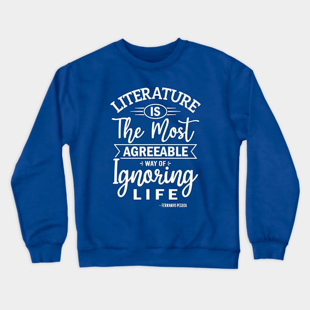 Escape into a Book! Crewneck Sweatshirt by WrittenWordNerd